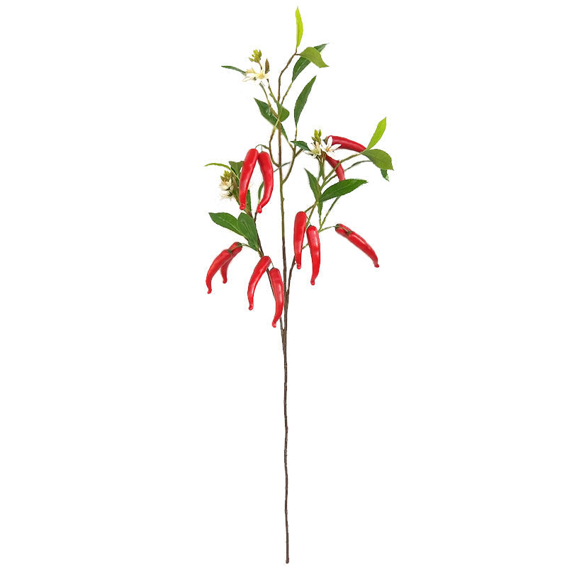 43 Inch Artificial Pepper Spray Stems with Flowers and Leaves, 10 Pcs Tall Vase Floral Arrangement