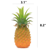 Artificial Pineapple Fruits 10 Pcs Bulk Set, Realistic Decorative Artificial Fruit for Home and Event Decor