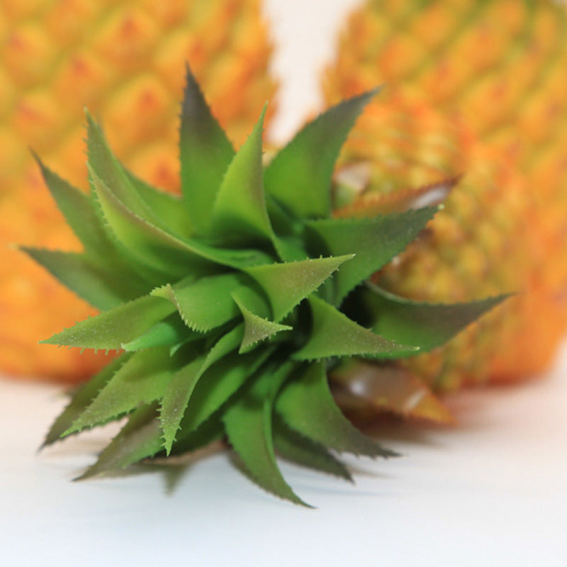 Artificial Pineapple Fruits 10 Pcs Bulk Set, Realistic Decorative Artificial Fruit for Home and Event Decor