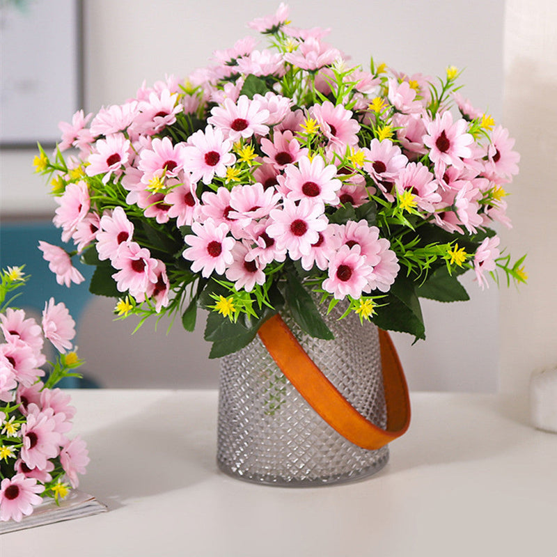 11.8 Inch Daisy Bush Artificial Silk Flowers Bulk Quantity