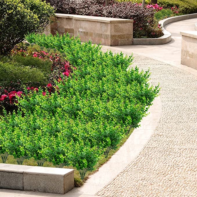 UV Resistant Artificial Boxwood Bush Plants for Outdoor Use – Bulk Quantity