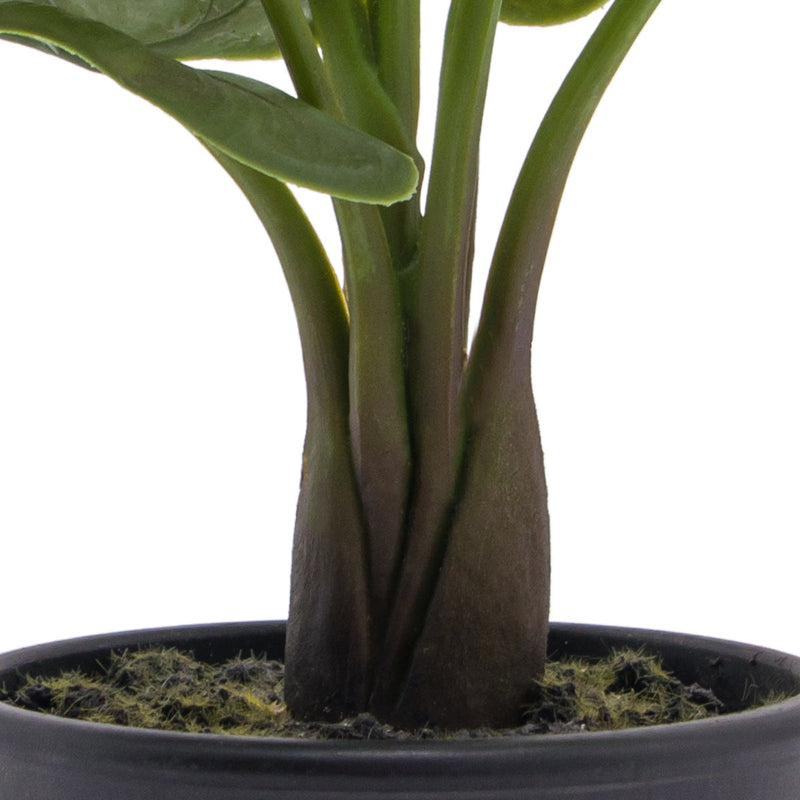 12 Inch Artificial Tropical Potted Plant Bulk Indoor Silk Plant