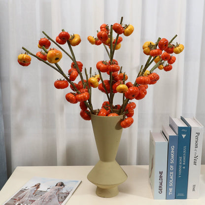 25.2 Inches Artificial Pumpkin Fruits - Realistic Fall Harvest Decor for Halloween, Thanksgiving, Home & Party Tabletop Arrangements