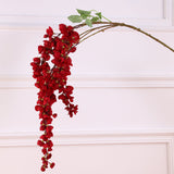 Bulk Exclusive Extra Long Wisteria Stems Violet Artificial Hanging Flowers for Tall Vases and Event Decor Wholesale