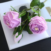20 Inch Artificial Rose Spray Stems 3 Heads Real Touch Silk Flowers 10 Pcs