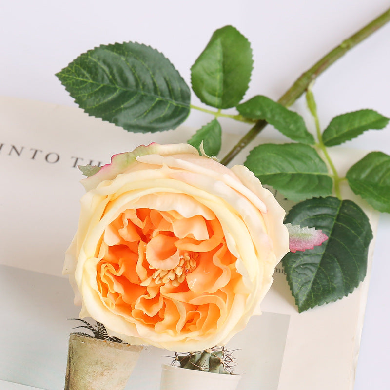 18 Inch Real Touch Artificial Rose Stems Bulk Quantity