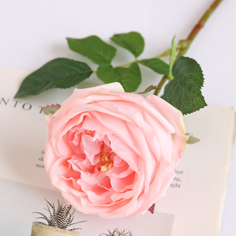 18 Inch Real Touch Artificial Rose Stems Bulk Quantity