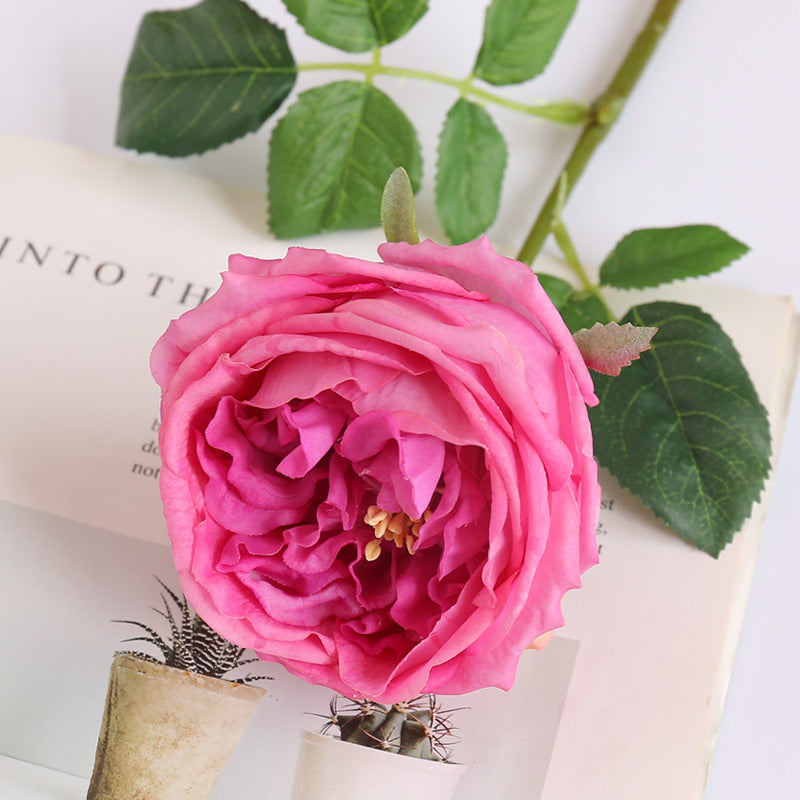 18 Inch Real Touch Artificial Rose Stems Bulk Quantity