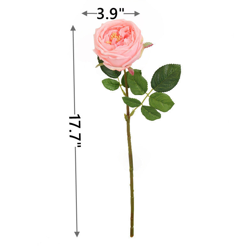 18 Inch Real Touch Artificial Rose Stems Bulk Quantity