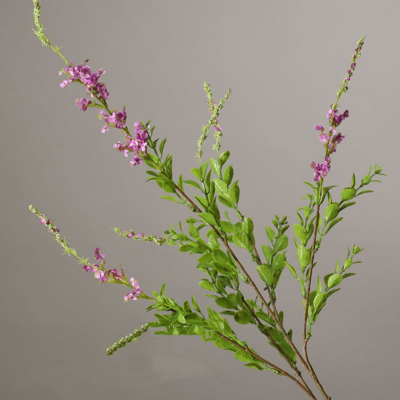 33 Inch Artificial Salvia Spray Long Stems 10 Pcs Silk Spring Plants for Kitchen Countertop