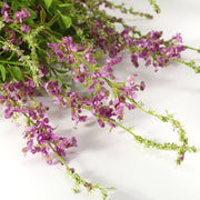 33 Inch Artificial Salvia Spray Long Stems 10 Pcs Silk Spring Plants for Kitchen Countertop