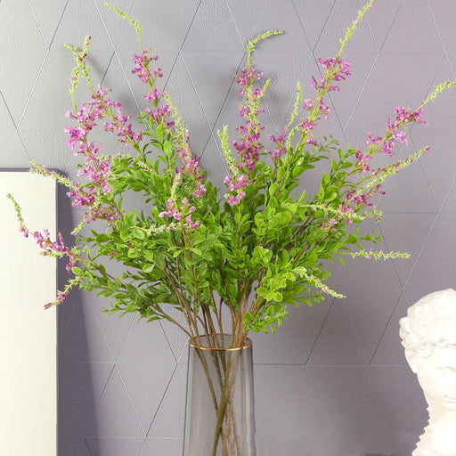 33 Inch Artificial Salvia Spray Long Stems 10 Pcs Silk Spring Plants for Kitchen Countertop
