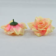 Silk Rose Heads 50 Pcs Bulk Artificial Flower Heads for Wedding DIY Hair Accessories Decoration