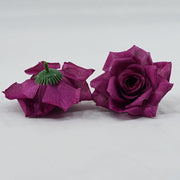 Silk Rose Heads 50 Pcs Bulk Artificial Flower Heads for Wedding DIY Hair Accessories Decoration