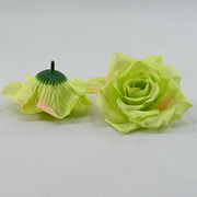 Silk Rose Heads 50 Pcs Bulk Artificial Flower Heads for Wedding DIY Hair Accessories Decoration
