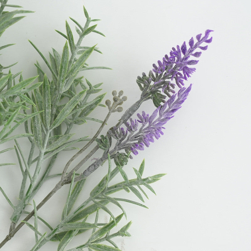 18 Inch Artificial Lavender Bush 10 Pcs UV Resistant Large Outdoor Garden Shrubs