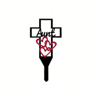 Cemetery Memorial Cross Stake Iron Graveyard Marker Bulk Quantity Durable Artificial Material