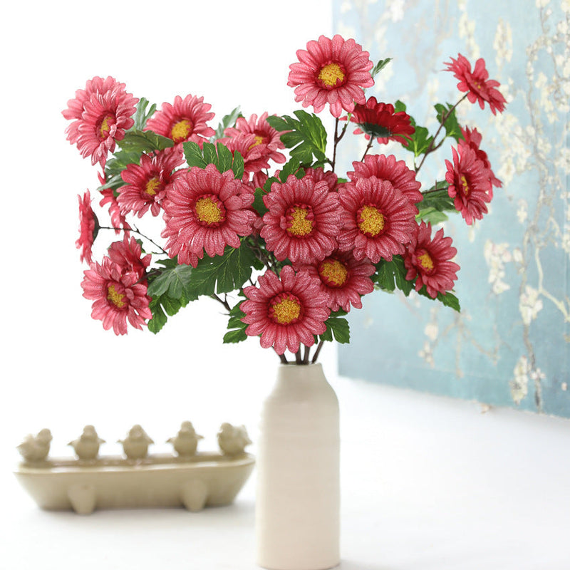 2025 Modern Romance Artificial Chrysanthemum Stems Bulk for Wedding and Home Decorations