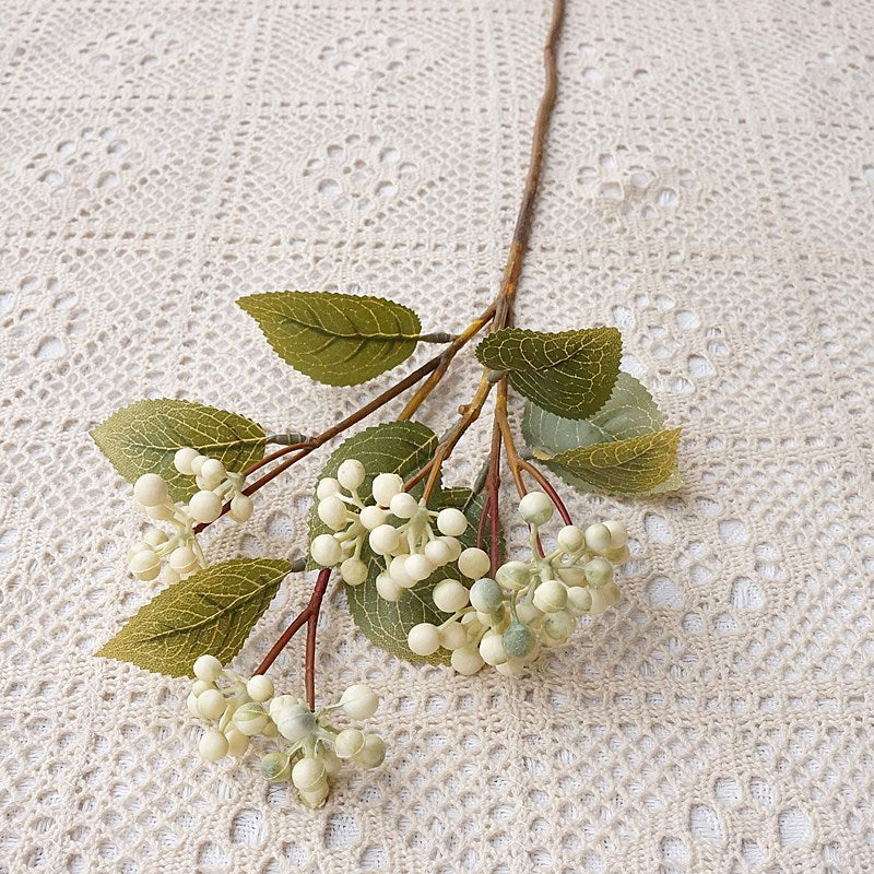 21 Inch Autumn Berries Stems 10 Pcs Artificial Faux Berries Fall Decoration