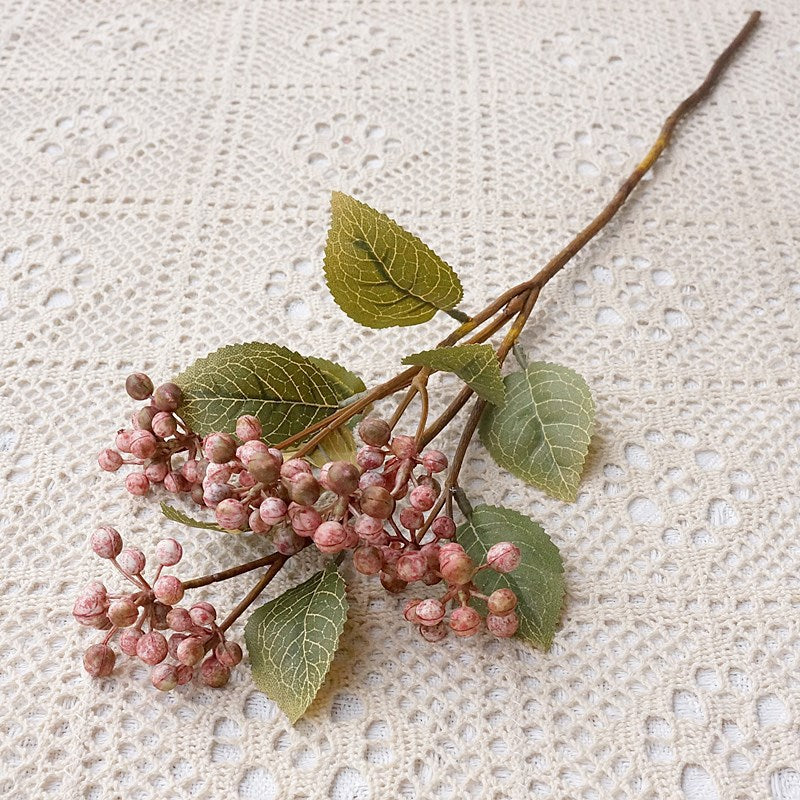 21 Inch Autumn Berries Stems 10 Pcs Artificial Faux Berries Fall Decoration