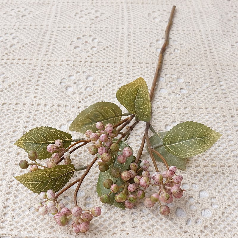 21 Inch Autumn Berries Stems 10 Pcs Artificial Faux Berries Fall Decoration
