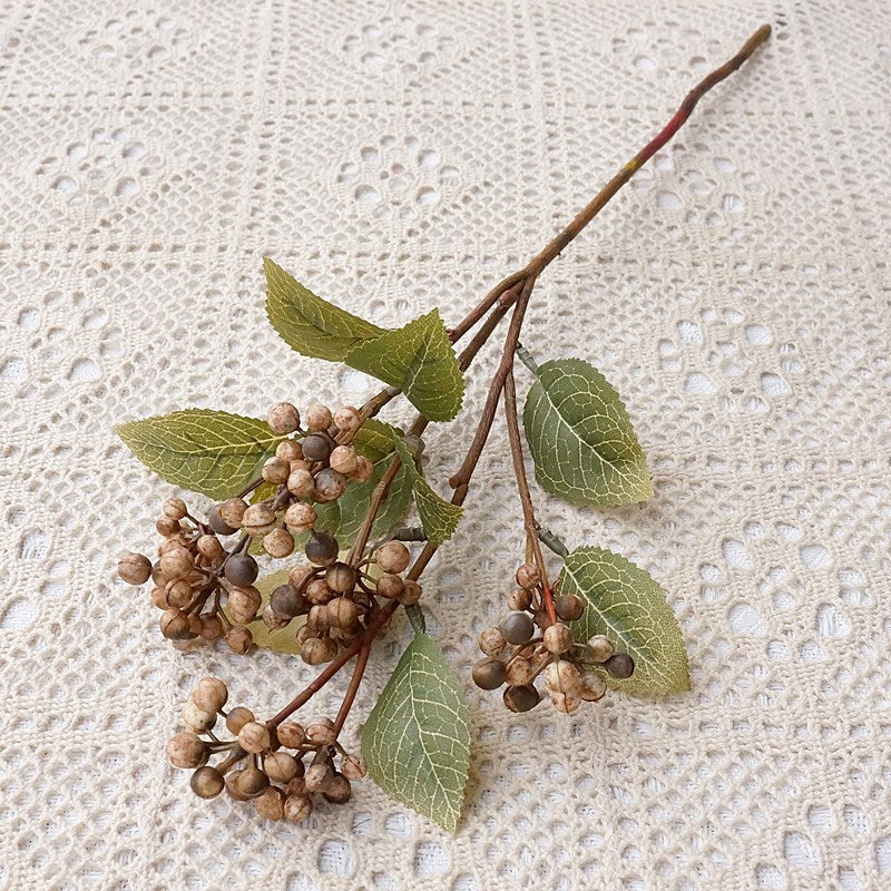21 Inch Autumn Berries Stems 10 Pcs Artificial Faux Berries Fall Decoration