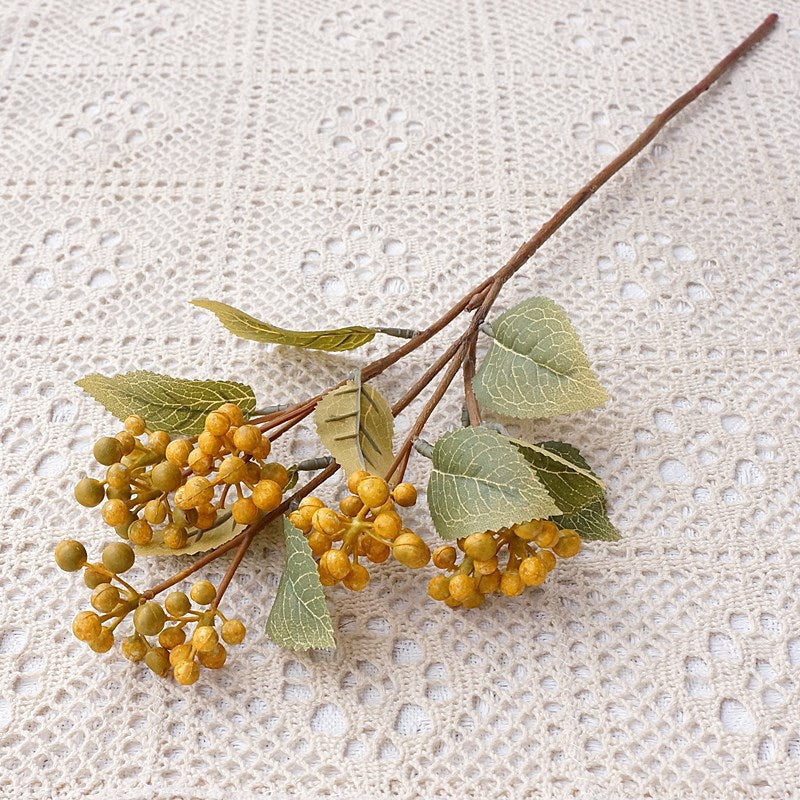 21 Inch Autumn Berries Stems 10 Pcs Artificial Faux Berries Fall Decoration