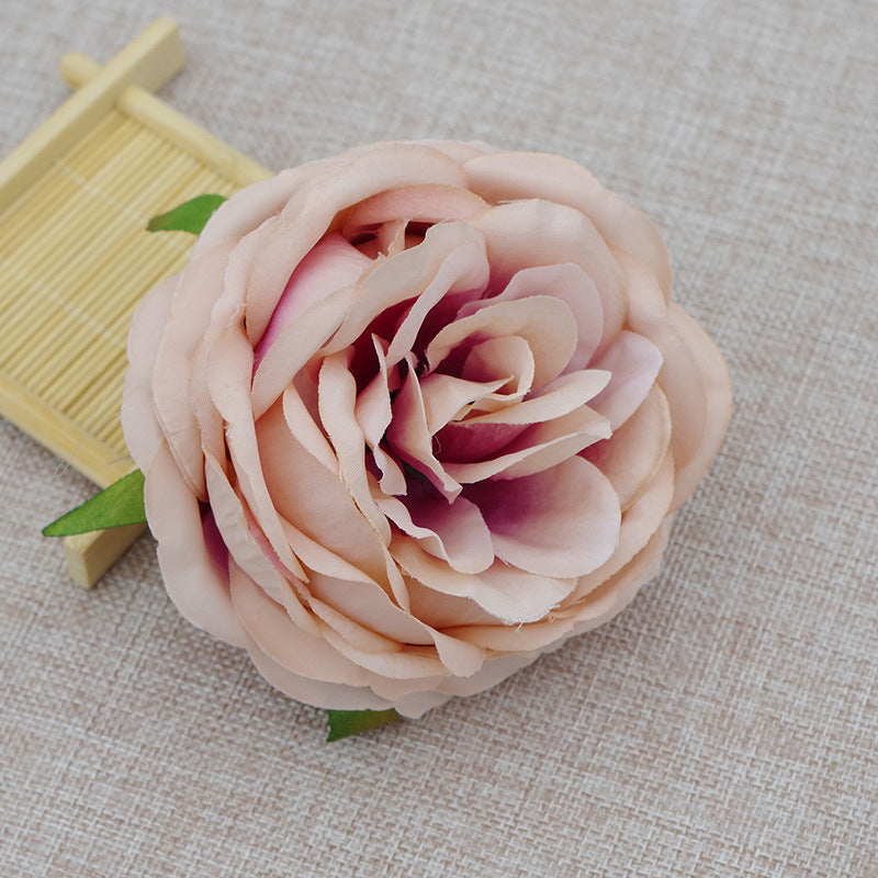 Peony Flower Heads Bulk, 10 Pcs Artificial Silk Flowers for DIY Cake Decorations, Floral Arrangements, Bouquets