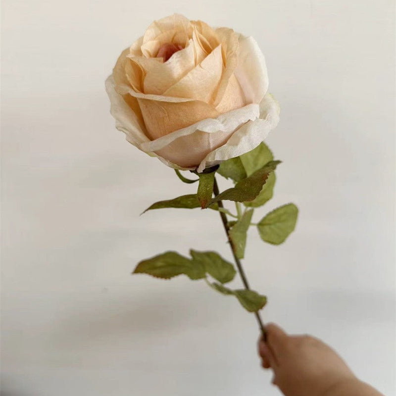 50 Pcs 24 Inch Autumn Rose Stems Artificial Silk Flowers