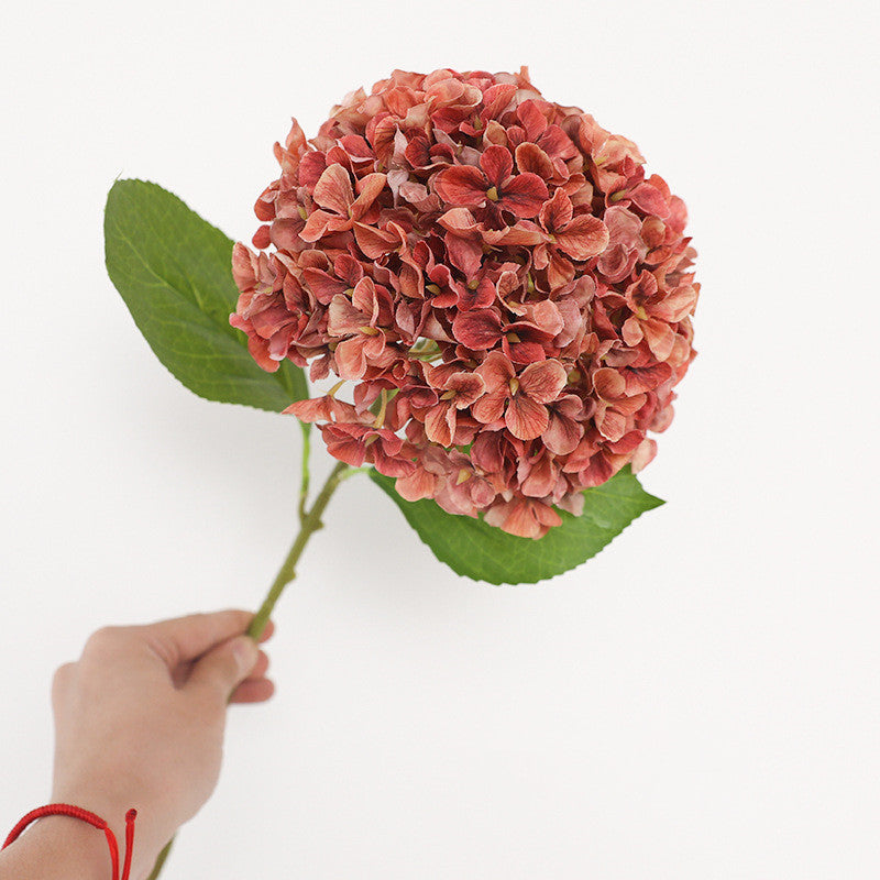26 Inch Artificial Hydrangea Stems 10 Pcs Vintage Autumn Winter Silk Flowers