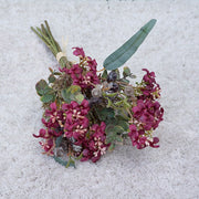 10 Pcs Artificial Autumn Jasmine and Eucalyptus Flower Bouquet Arrangements