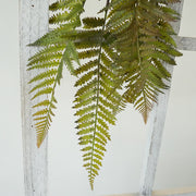 34 Inch Artificial Boston Fern Hanging Bush, Autumn Colors, Bulk Wholesale Quantity