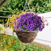 10 Pcs UV Resistant Faux Flowers for Outdoors Bulk Artificial Silk Flowers