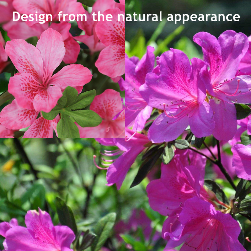 17 Inch Artificial Azalea Bush UV Resistant Bulk Quantity for Indoor and Outdoor Use