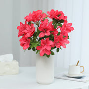 17 Inch Artificial Azalea Bush UV Resistant Bulk Quantity for Indoor and Outdoor Use