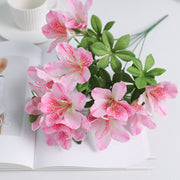 17 Inch Artificial Azalea Bush UV Resistant Bulk Quantity for Indoor and Outdoor Use