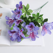 17 Inch Artificial Azalea Bush UV Resistant Bulk Quantity for Indoor and Outdoor Use