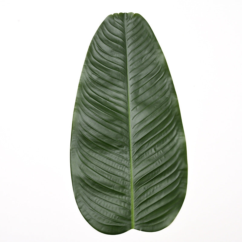 20 Pcs Artificial Banana Leaves for Cake Presentation Party Decoration Bulk Pack