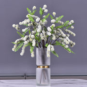 6 Pcs Artificial Beanpod Fruit Stems Bouquet Bulk Wholesale