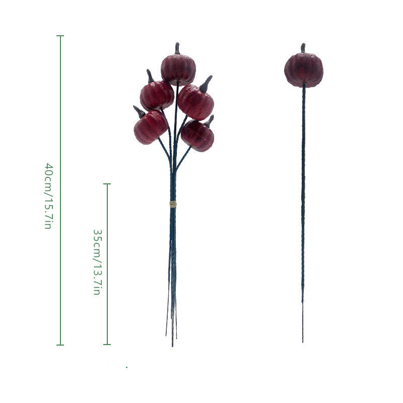 50 Pcs Black Artificial Flower Stems 12 Inch Faux Silk Flowers for Crafts Halloween Decor