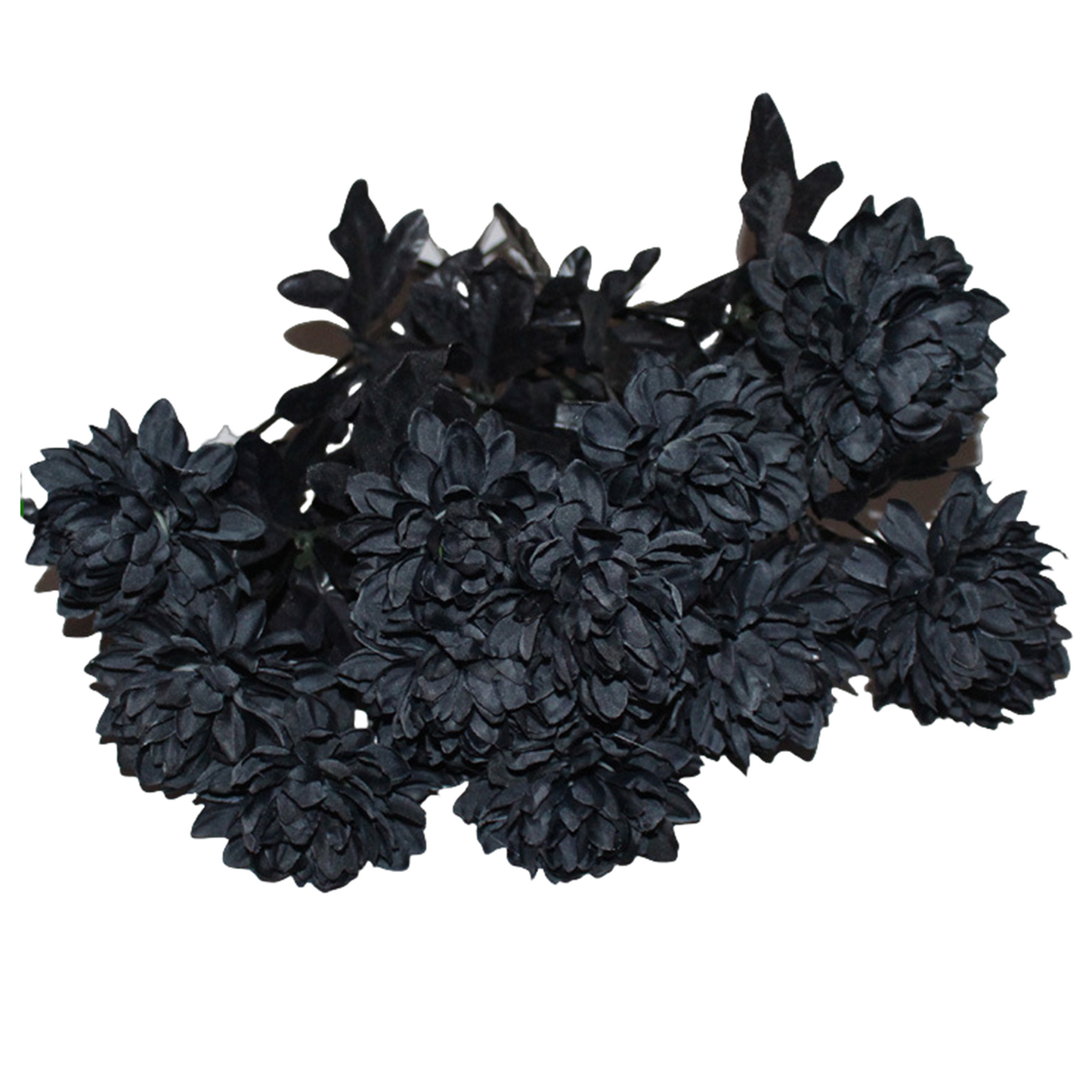 10 Pcs 15 Inch Artificial Dahlia Stems Halloween Flowers Bulk Wholesale