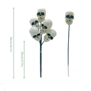 50 Pcs Black Artificial Flower Stems 12 Inch Faux Silk Flowers for Crafts Halloween Decor