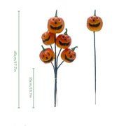50 Pcs Black Artificial Flower Stems 12 Inch Faux Silk Flowers for Crafts Halloween Decor