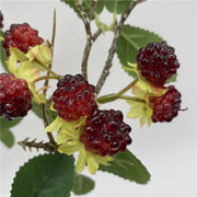 10 Pcs Artificial Raspberry Berry Stems Branches Picks Bulk Wholesale