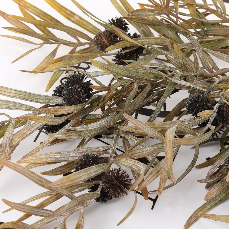 21.6 Inch Artificial Acacia Fruit Branches, Autumn Colors, 6 Stems for Floral Arrangements and Seasonal Decor