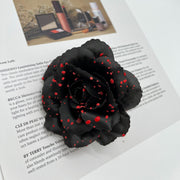 50 Pcs 3.5 Inch Artificial Halloween Rose Flower Heads for Crafts Bulk Wholesale