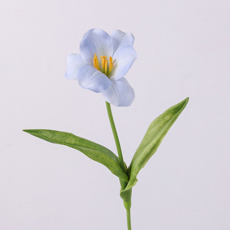 18 Inch Artificial Tulip Stems with Leaves, 10 Pcs Real Touch Silk Flowers Bulk