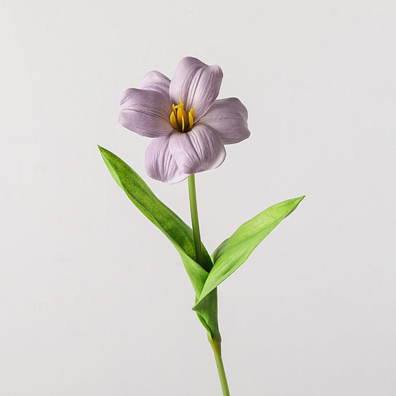 18 Inch Artificial Tulip Stems with Leaves, 10 Pcs Real Touch Silk Flowers Bulk