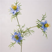 27 Inch Artificial Love-in-a-Mist Flower Stems Bulk Quantity