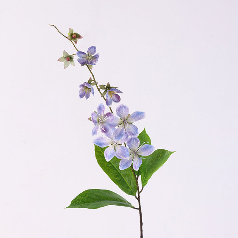 31.5 Inch Artificial Clerodendrum Stem 1 Pc Extra Blossom Real Touch Spring Flower